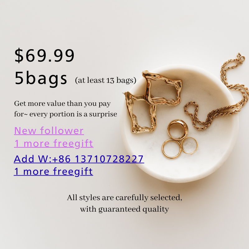 $69.99(5bags) Lucky Jewelry unboxing bag mystery bag