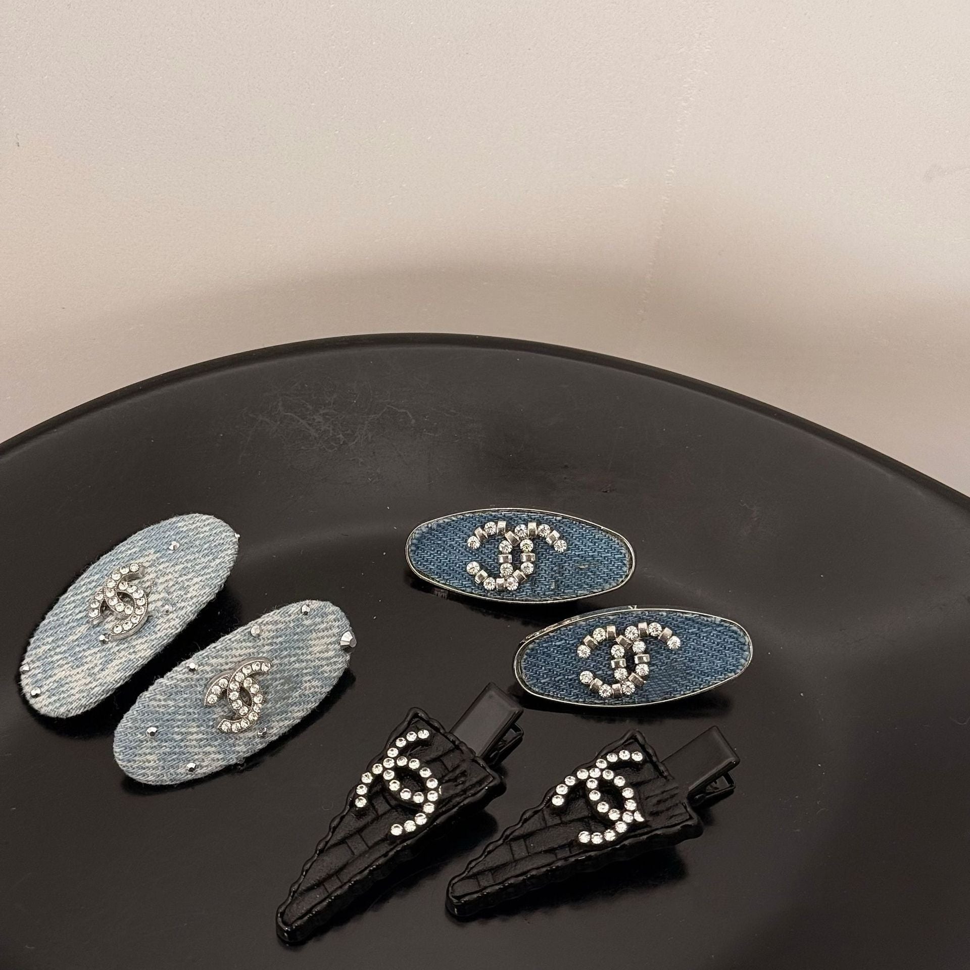 Hair clip with diamond with stamp hairpin non slip wrap around hair clips hair accessories