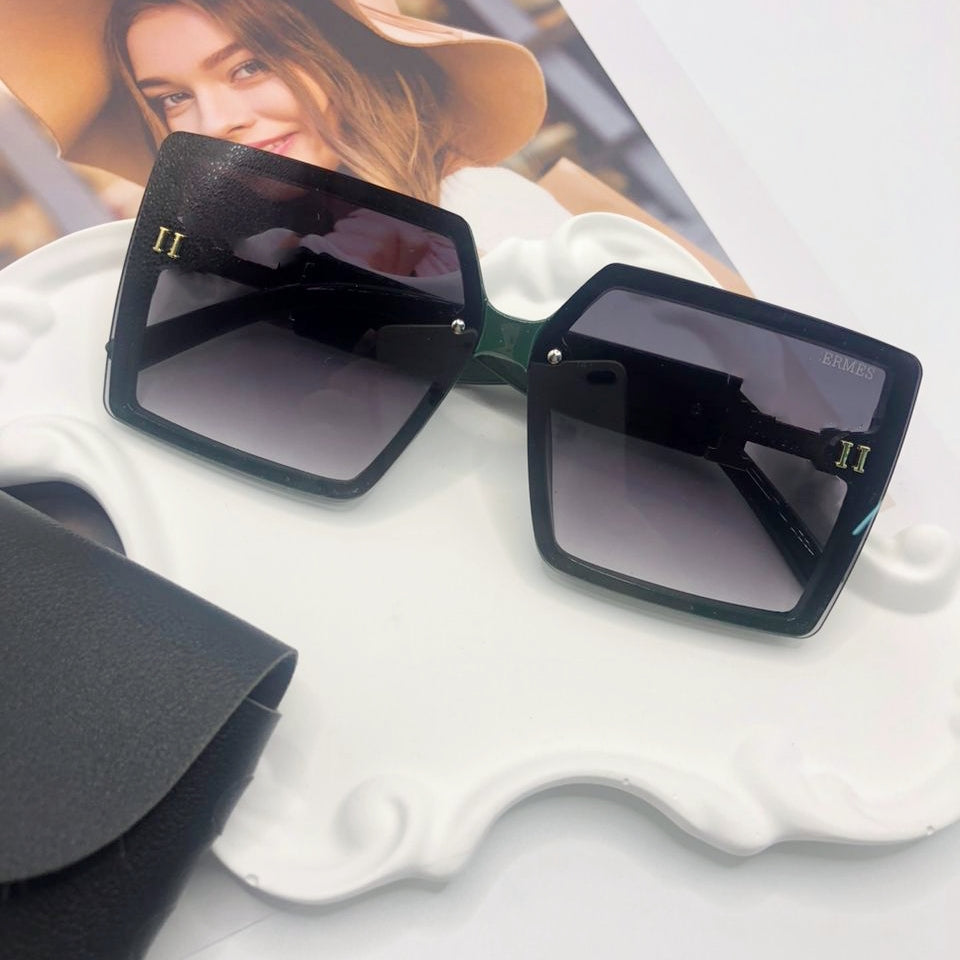 Sunglasses Brown / Dark green UV Protection Classic Designe Fashion Sun Glasses