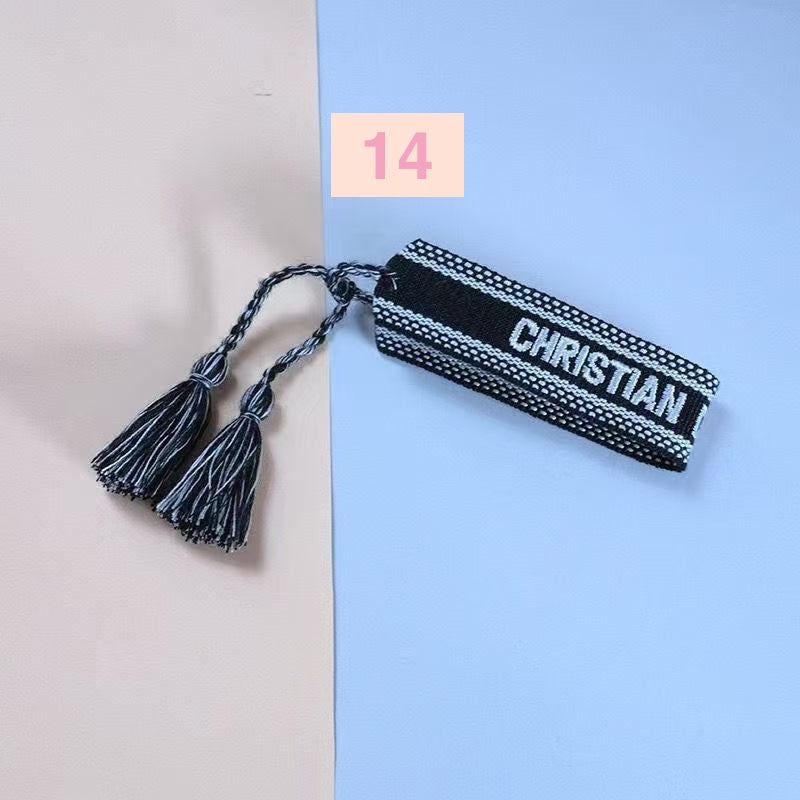 C&D hand strap with tassels multi color bangle leisure style bracelet jewelry