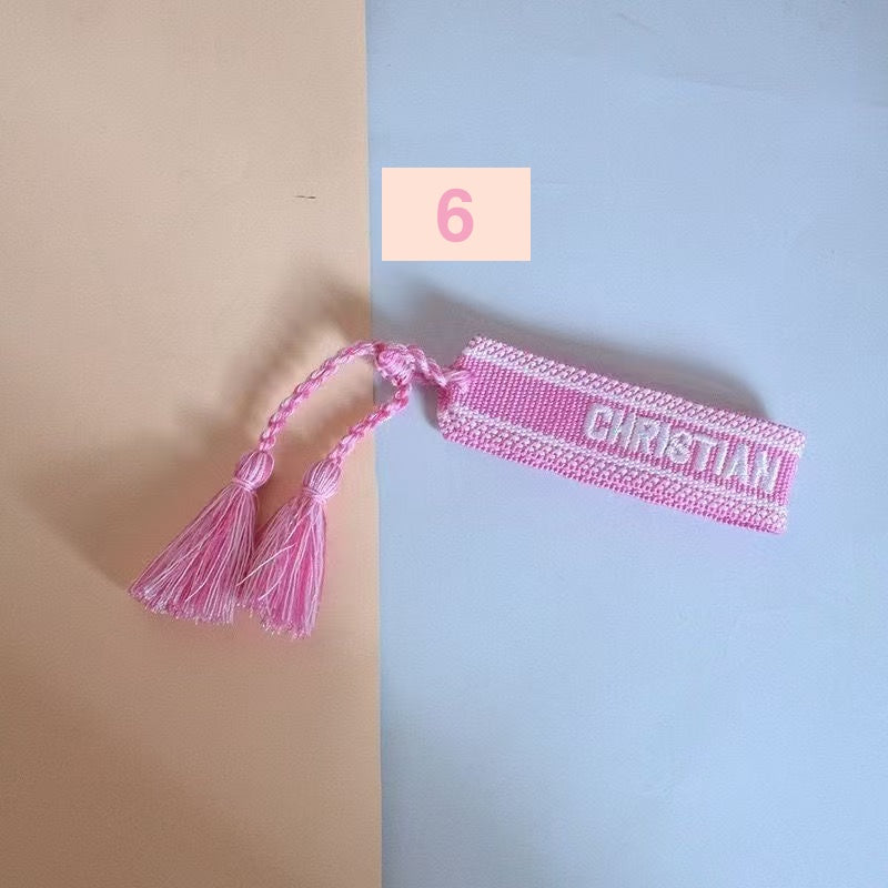C&D hand strap with tassels multi color bangle leisure style bracelet jewelry