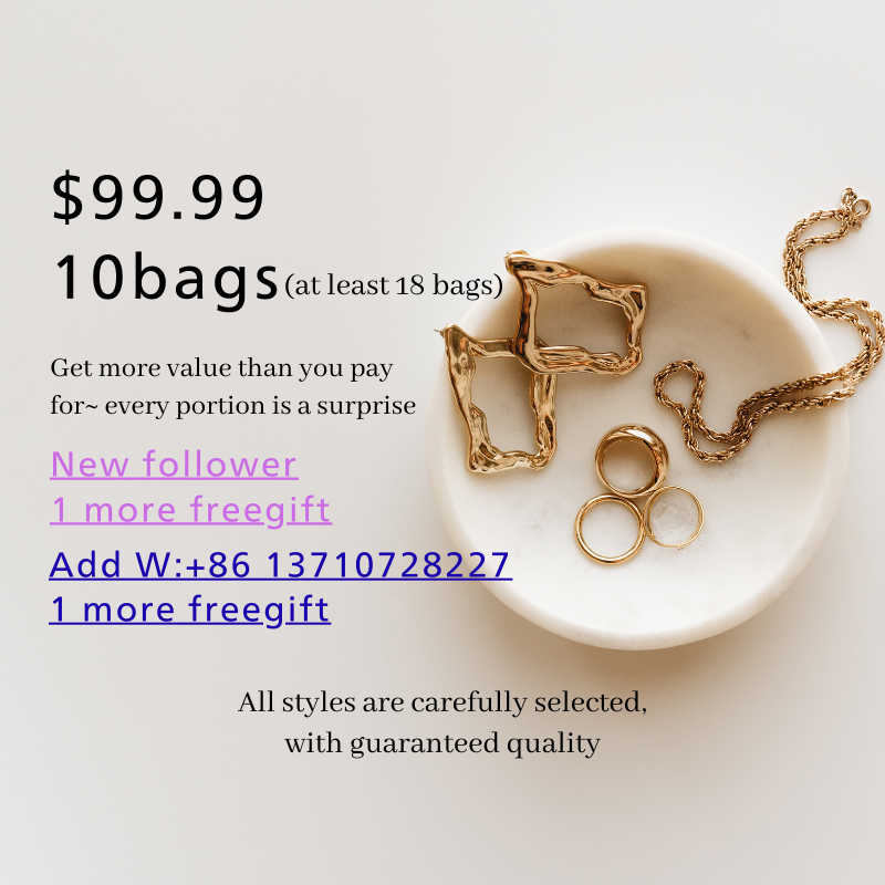 $99.99(10bags) Lucky Jewelry unboxing bag mystery bag