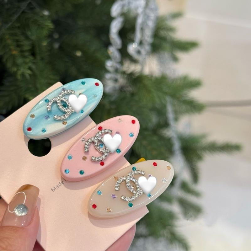 Hair clip with colored diamonds non slip hairpin with diamond stamp wrap around hair clips hair accessories