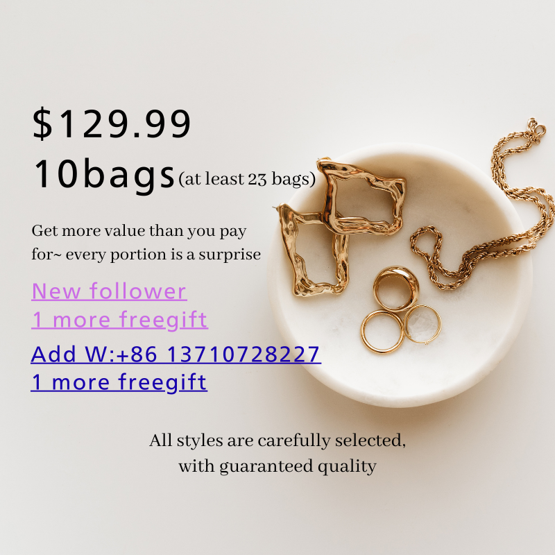 $129.99(10bags) Lucky Jewelry unboxing bag mystery bag