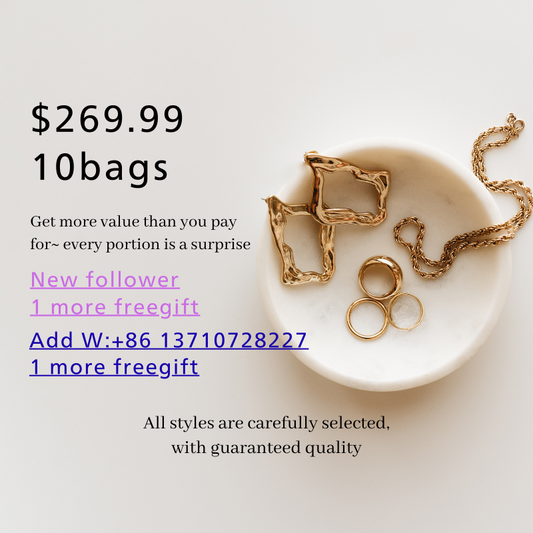 $269.99(10bags) Lucky Jewelry unboxing bag mystery bag