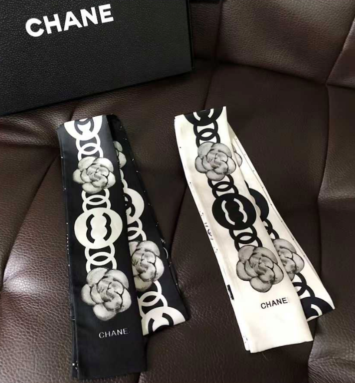 Scarves monogram white / black color bag scarves hair neck accessories headband $8/pcs, $10 for 2pcs